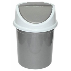 Ведро с подвижной крышкой 8л. Виолет